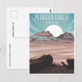  Petrified Forest National Park Arizona Briefkaart (Voorkant / Achterkant)