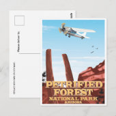  Petrified Forest National Park Arizona Briefkaart (Voorkant / Achterkant)