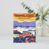 Petrified Forest National Park Arizona  Briefkaart (Staand voorkant)