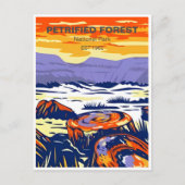  Petrified Forest National Park Arizona Briefkaart (Voorkant)