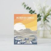 Petrified Forest National Park Arizona Briefkaart (Staand voorkant)