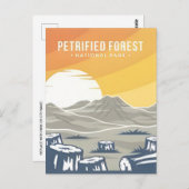 Petrified Forest National Park Arizona Briefkaart (Voorkant / Achterkant)