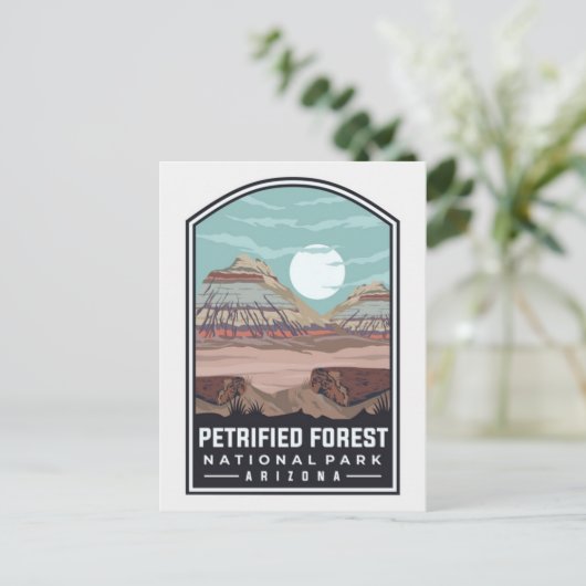  Petrified Forest National Park Arizona Briefkaart (Staand voorkant)