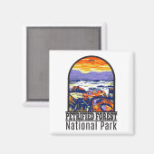 Petrified Forest National Park Arizona  Magneet (Voorkant / Achterkant)