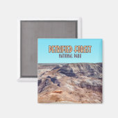 Petrified Forest National Park Arizona  Magneet (Voorkant / Achterkant)