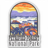 Petrified Forest National Park Arizona  Sticker (Voorkant)