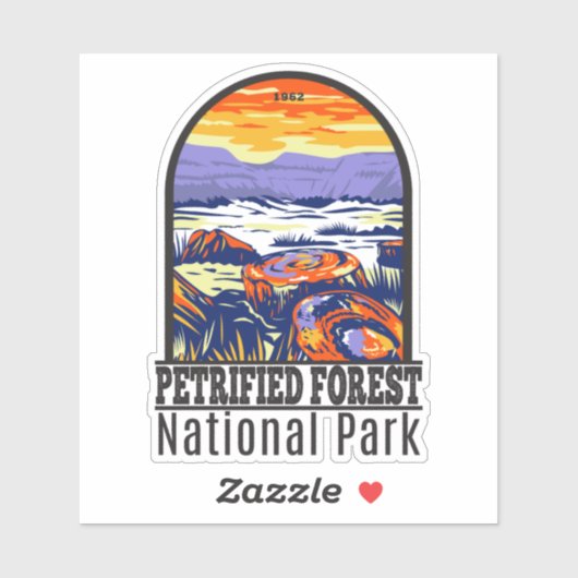 Petrified Forest National Park Arizona  Sticker (Vel)