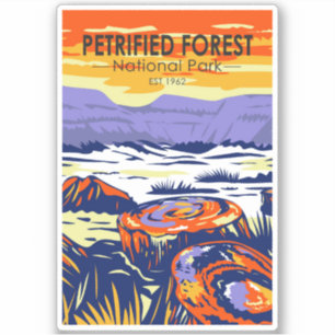 Petrified Forest National Park Arizona  Sticker