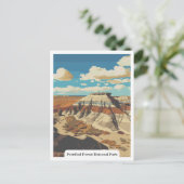 Petrified Forest National Park, Arizona, Verenigde Briefkaart (Staand voorkant)