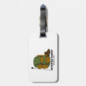 Petrified Forest National Park Backpack Bagagelabel (Achterkant verticaal)