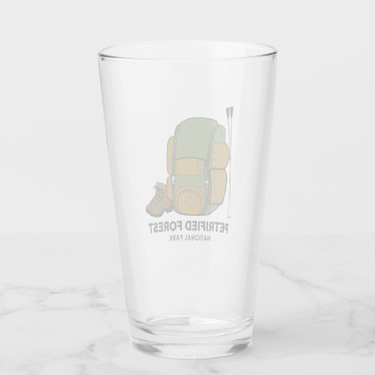 Petrified Forest National Park Backpack Glas (Achterkant)