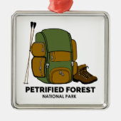Petrified Forest National Park Backpack Metalen Ornament (Voorkant)