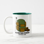 Petrified Forest National Park Backpack Tweekleurige Koffiemok (Links)