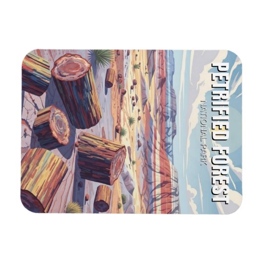 Petrified Forest National Park Magneet (Horizontaal)