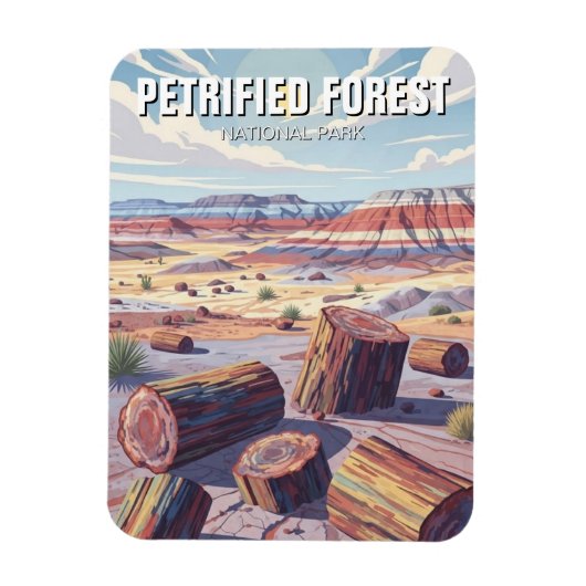 Petrified Forest National Park Magneet (Verticaal)