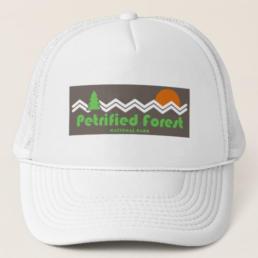 Petrified Forest National Park Retro Trucker Pet (Voorkant)
