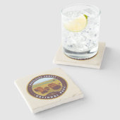 Petrified Forest National Park Stenen Onderzetter (Zijkant)