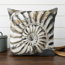 Petrified Nautical Fossil Spiral