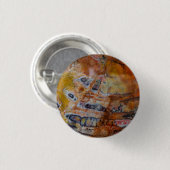 Petrified Wood Brown Ronde Button 3,2 Cm (Voorkant /achterkant)