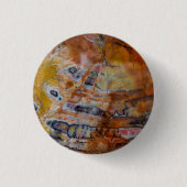 Petrified Wood Brown Ronde Button 3,2 Cm (Voorkant)