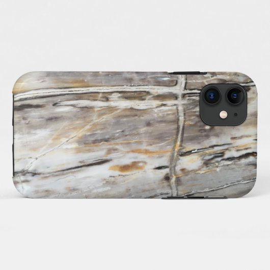 Petrified Wood iPhone Case (Achterkant (horizontaal))