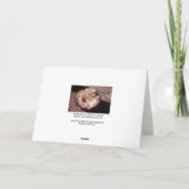 Petrified Wood Log met Shadows Arizona Foto Kaart (Achterkant)