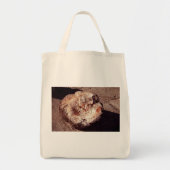 Petrified Wood Log met Shadows Arizona Foto Tote Bag (Voorkant)