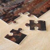 Petrified Wood Quartz Puzzle Legpuzzel (Zijkant)
