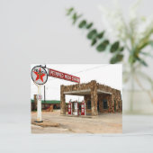 Petrified Wood Station, Decatur, Texas Post Card Briefkaart (Staand voorkant)