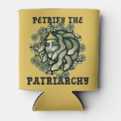 Petrify the Patriarchy Medusa Gorgon Blikjeskoeler (Voorkant)