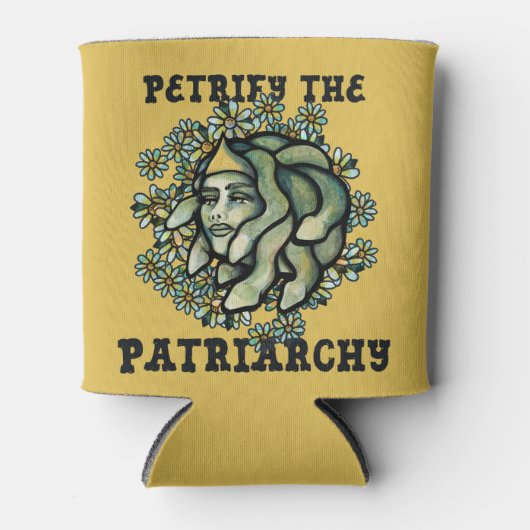 Petrify the Patriarchy Medusa Gorgon Blikjeskoeler (Voorkant)