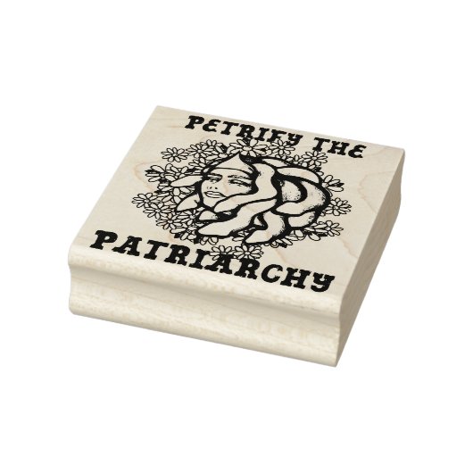 Petrify the Patriarchy Medusa Gorgon Rubberstempel (Stempel)