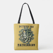 Petrify the Patriarchy Medusa Gorgon Tote Bag (Achterkant)