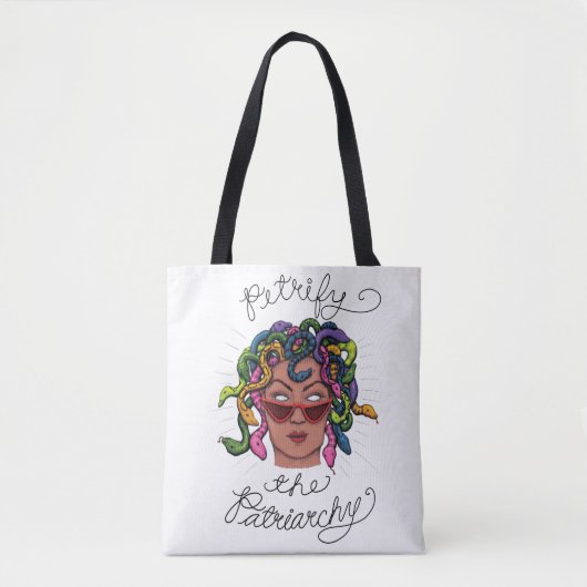 Petrify the Patriarchy Tote Bag (Voorkant)