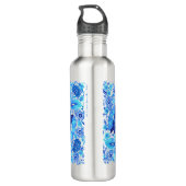 Petrikivka Oekraïense traditionele volks kunst. Waterfles (Achterkant)