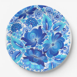 Petrikivka Ukrainian traditional folk art  Papieren Bordje