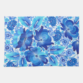 Petrikivka Ukrainian traditional folk art.  Theedoek