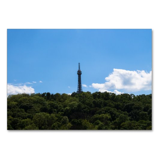 Petřín Lookout Tower Kaart (Voorkant)