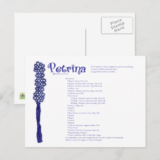 Petrina Briefkaart (Voorkant / Achterkant)