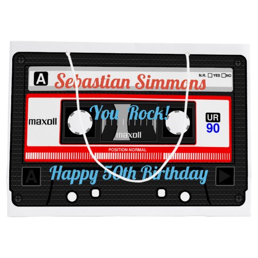 Petro 80-Cassettebandje of -mixtape, elke keer Groot Cadeauzakje (Achterkant)