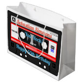 Petro 80-Cassettebandje of -mixtape, elke keer Groot Cadeauzakje (Achterkant Gekanteld)