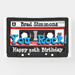 Petro 80-Cassettebandje of -mixtape, elke keer   Spandoek