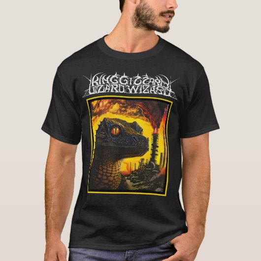 Petrodragonische apocalyps met titel t-shirt (Voorkant)
