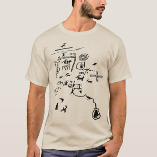 Petroglifen bij Atlatl Rock in Valley of Fire Stat T-shirt