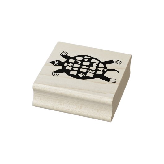 Petroglyf Tortuga Stempelkussen Rubberstempel (Stempel)