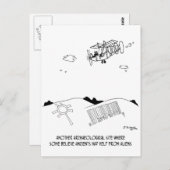 Petroglyph Barcode Briefkaart (Voorkant / Achterkant)