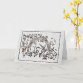 Petroglyph-beeldscherm - Rochester Creek, Utah-kaa Kaart (Gele Bloem)