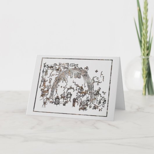 Petroglyph-beeldscherm - Rochester Creek, Utah-kaa Kaart (Voorkant)