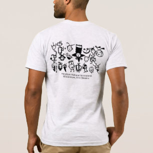 Petroglyph Collectie hoofden en maskers T-shirt