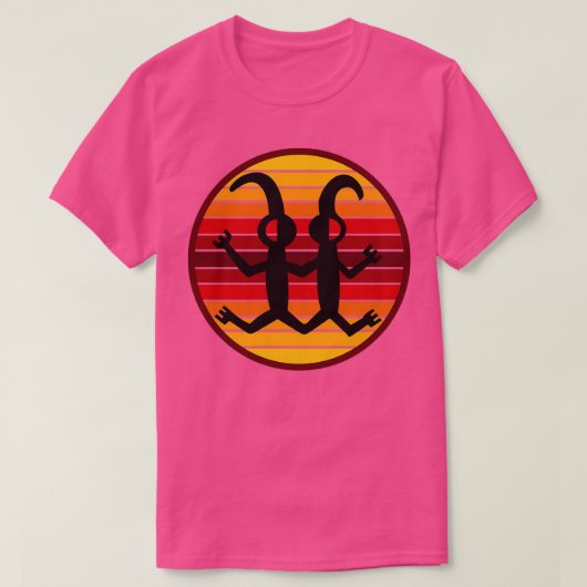Petroglyph Dansmensen T-shirt (Design voorkant)
